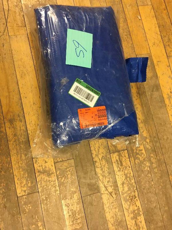 lot 65 image: 12 ft. x 16 ft. General Purpose Tarp open box not used