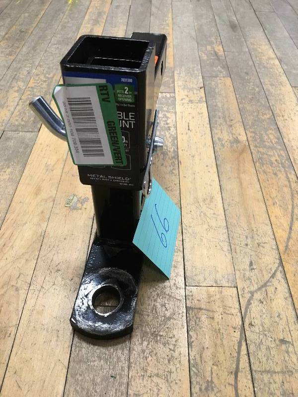 lot 66 image: Reese Adjustable Ball Mount open box not used