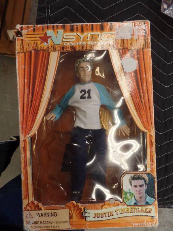 lot 355 image: JUSTIN TIMBERLAKE MARIONETTE