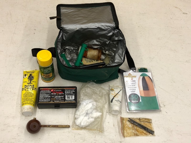 lot 24 image: Bag Of Assorted Muzzle Loader Suppl...
