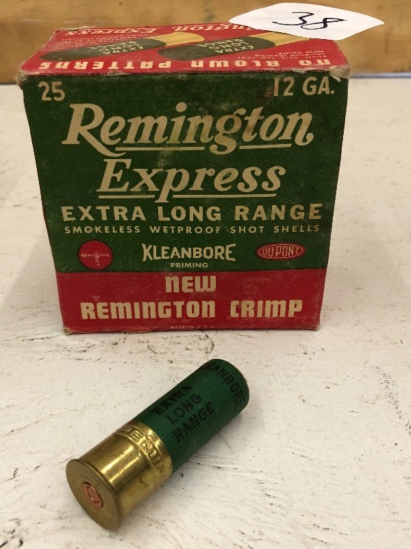 lot 38 image: Full Box Of Vintage Remington Expre...