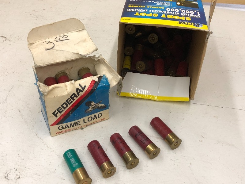 lot 42 image: Box Of Assorted 12-Gauge & 20-Gauge...