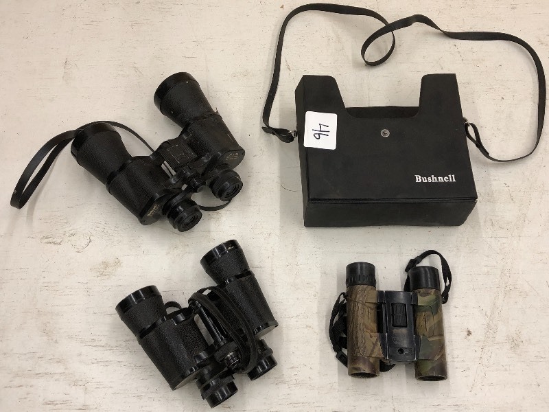 lot 46 image: (3) Pairs Of Binoculars ...