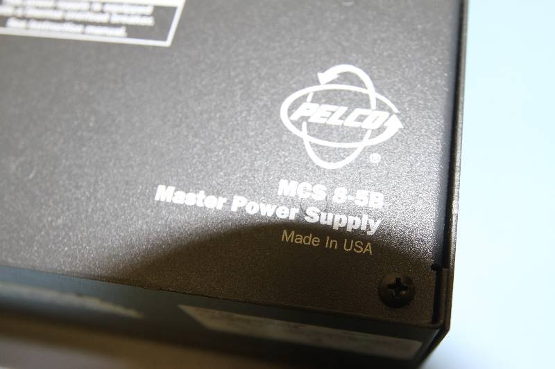 lot 118 image: Pelco VideoSurveillanceSecurity Camera Master Power Supply Unit MCS 8-5B