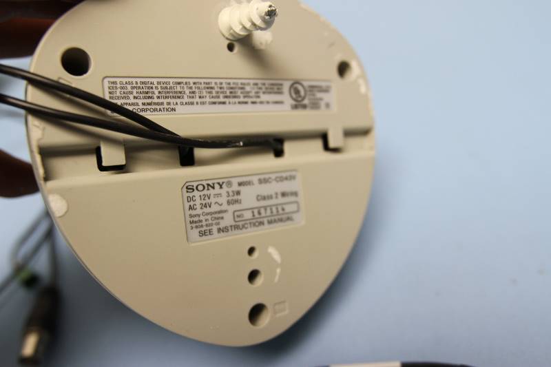 lot 130 image: Lot of Four (4) Sony CCTVSurveillanceSecurity PanTiltZoom Dome Camera