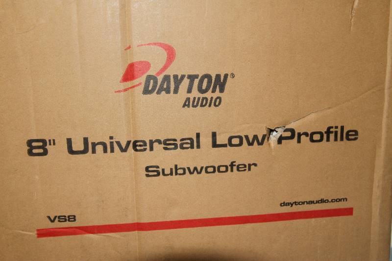 lot 131 image: Dayton Audio Professional 8 Universal Low-Profile Subwoofer