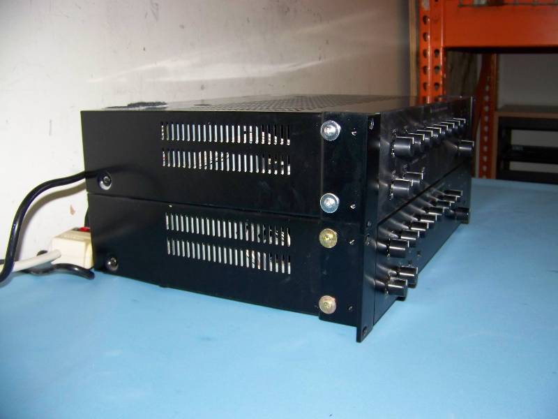 lot 53 image: (2) TOA, 900 Series II, 8 Channel Mixers  Power Amplifiers  Amps