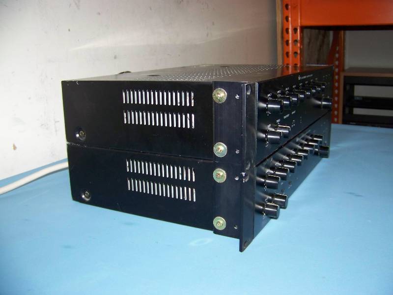 lot 51 image: (2) TOA, 900 Series II, 8 Channel Mixers  Power Amplifiers  Amps