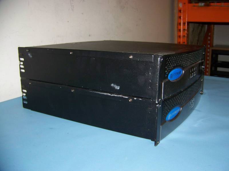 lot 54 image: (2) Crown, 4-Channel, 260W, CommercialProfessional, Power Amplifiers  Amps for PARTS  REPAIR