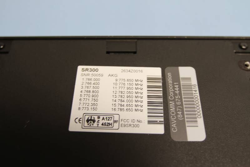 lot 198 image: AKG Wireless Handheld Microphone, Receiver & Antenna