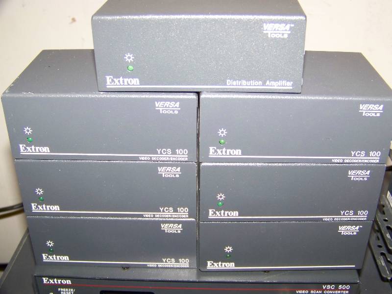 lot 66 image: LARGE lot of Extron Electronics items