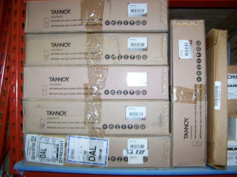 lot 74 image: LARGE lot of various Projector  TV Mounts and Backboxes in Original Boxes