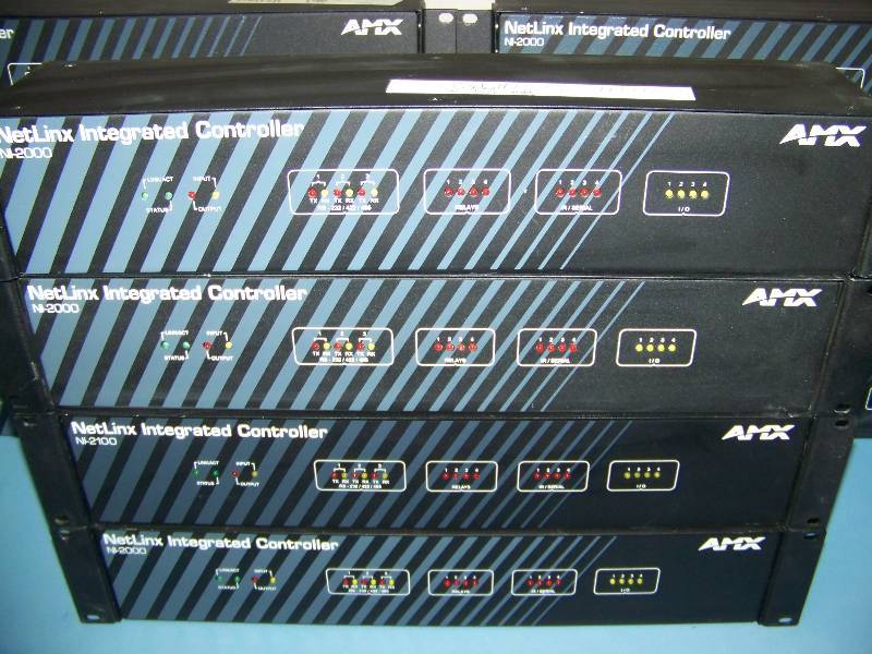 lot 67 image: (16) AMX, NetLinx Integrated Controllers