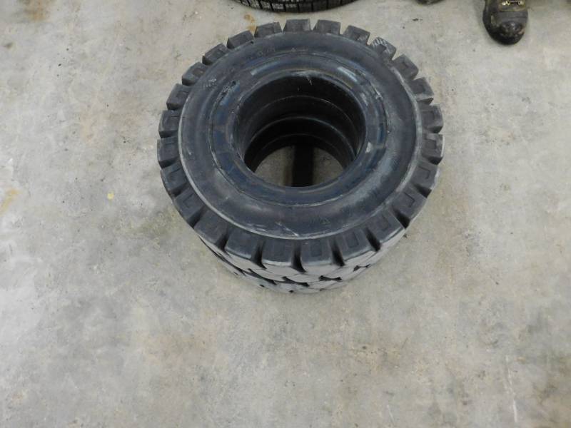 lot 33 image: Two Solid Pneumatic Forklift Tires