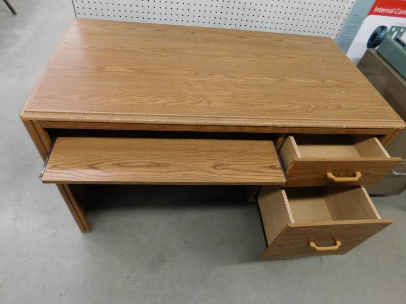 lot 56 image: Two Drawer Desk - 24 x 48