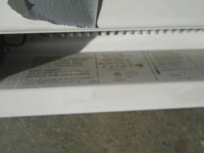 NEW Cadet Baseboard Heater
