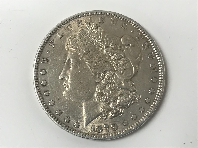 lot 13 image: 1879 Morgan Silver Dollar ...