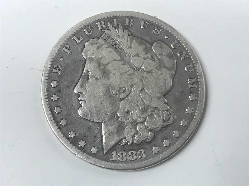 lot 19 image: 1883-S Morgan Silver Dollar ...
