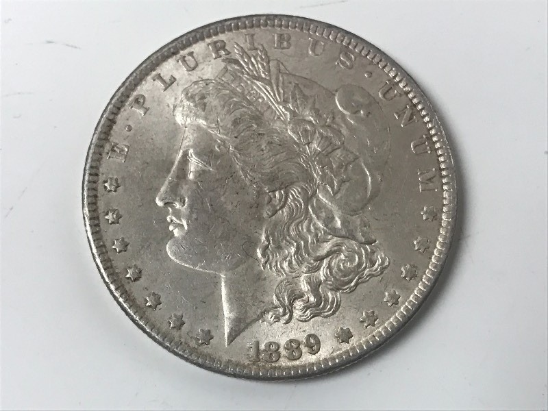 lot 29 image: 1889 Morgan Silver Dollar ...