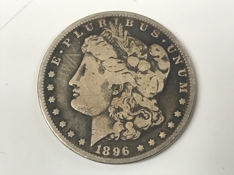 lot 33 image: 1896-O Morgan Silver Dollar ...
