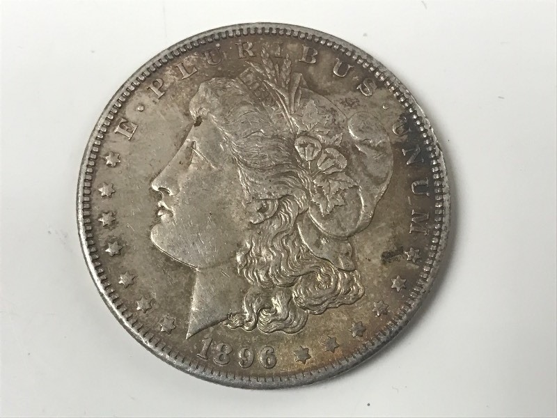 lot 35 image: 1896 Morgan Silver Dollar ...