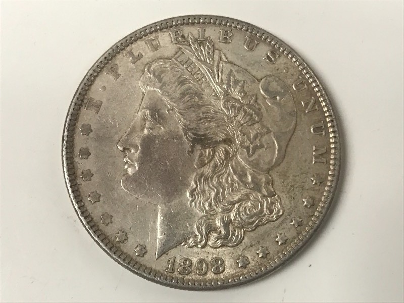 lot 40 image: 1898 Morgan Silver Dollar ...