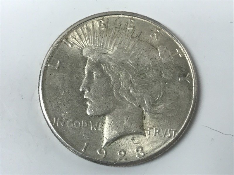 lot 51 image: 1923-S Peace Silver Dollar ...