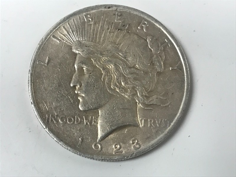 lot 52 image: 1923 Peace Silver Dollar ...