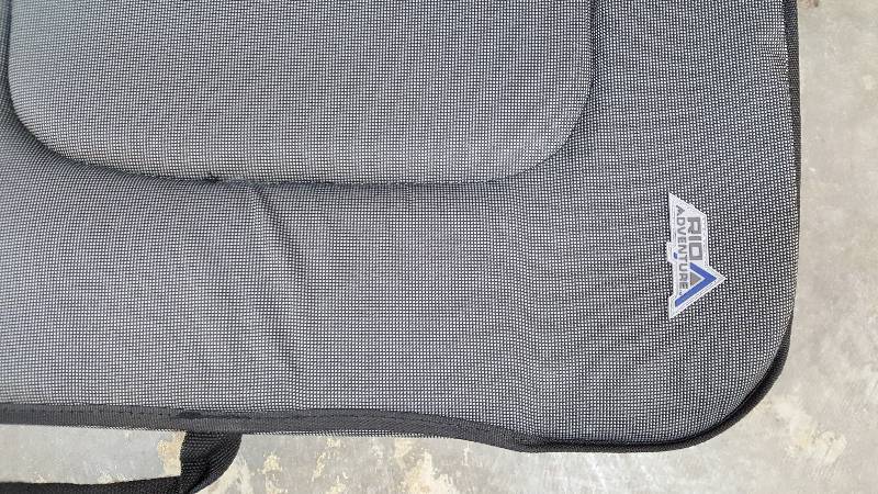 lot 21 image: Outdoor Spirit 2-in-1 Folding Camp Bed  Lounge Chair