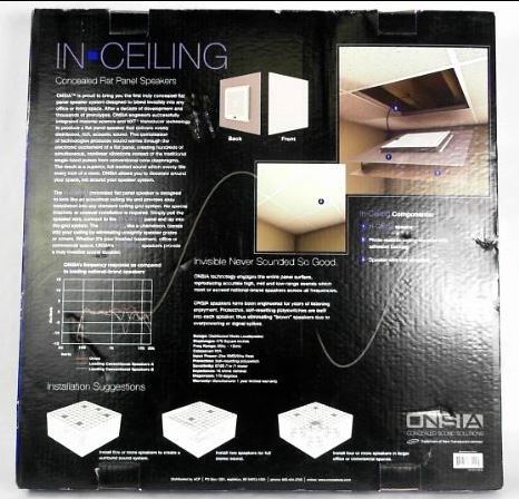 lot 26 image: ONSIA IN CEILING CONCEALED FLAT PANEL SPEAKER