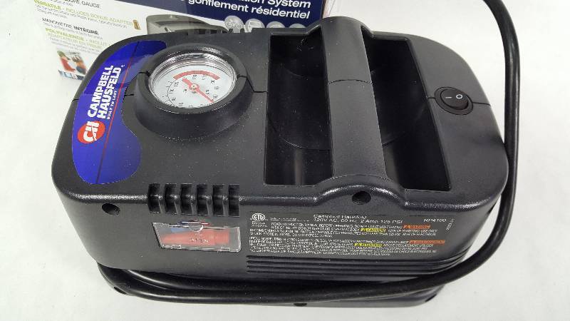 lot 42 image: Campbell Hausfeld 120V Home Inflation System 