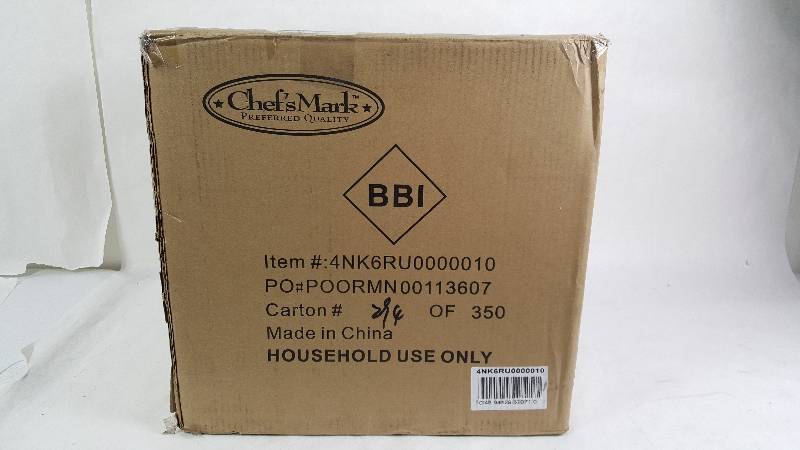 lot 106 image: Chefs Mark 10-Qt. Electric Pressure Cooker with Slow Cook Function