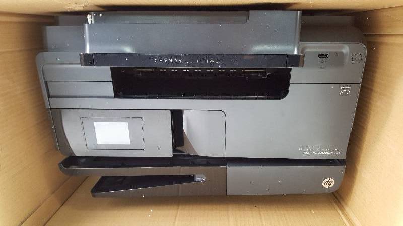 lot 110 image: HP Officejet Pro e-All-in-One Printer - No ink or power cord