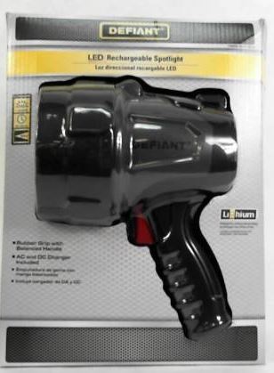 lot 38 image: Defiant LED Rechargeable Spotlight 380 Lumens