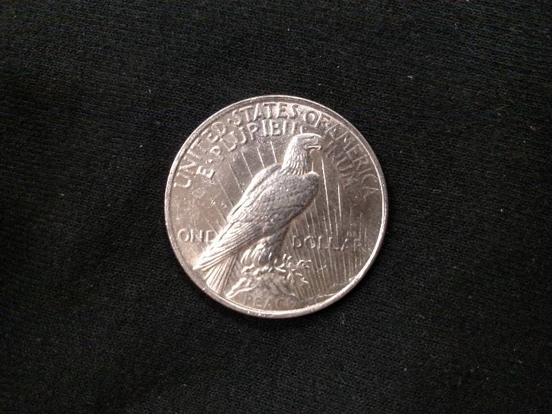 1923 Peace Silver Dollar...