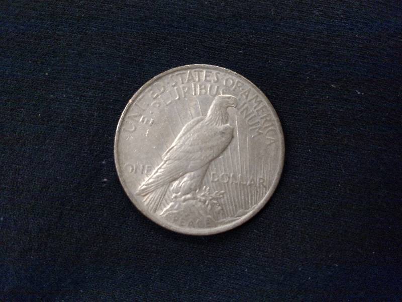 1923 Peace Silver Dollar...