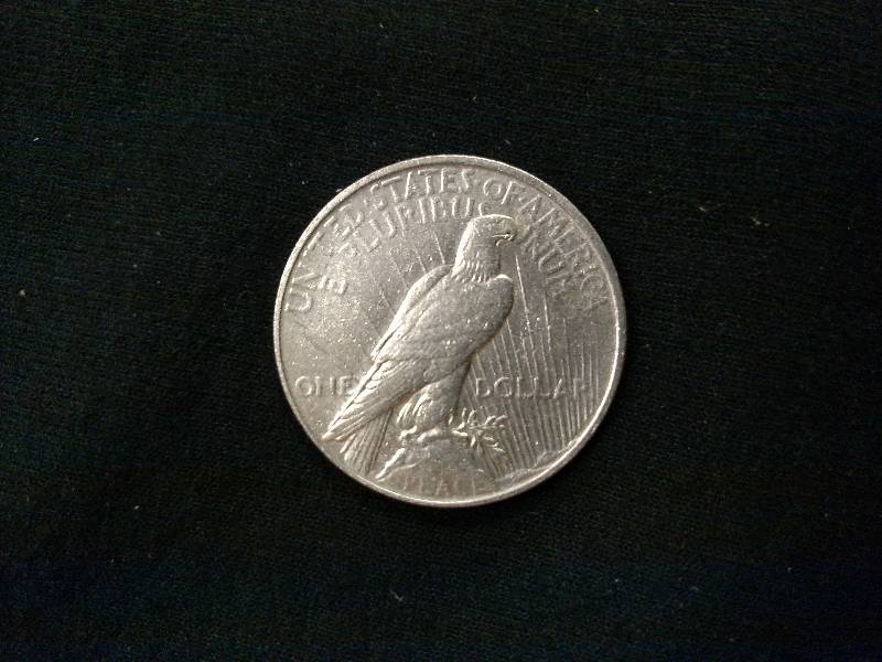 1927 D Peace Silver Dollar...