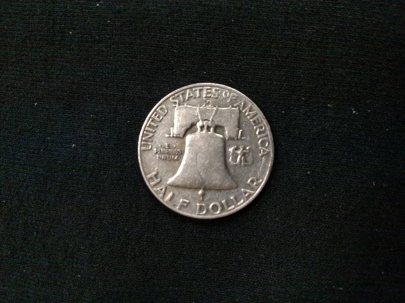 1957 Franklin Silver Half Dollar...