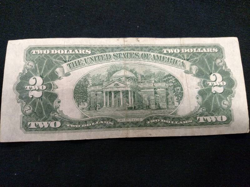 1953 Red Seal Two Dollar Note...
