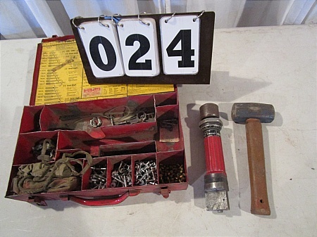 lot 24 image: Hilti DX100-L Piston Drive Tool Kit