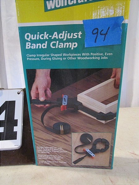 lot 94 image: Wolfcraft Quick - Adjust Band Clamp