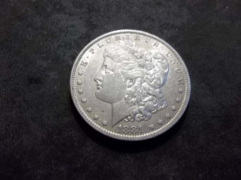1881 O Morgan Silver Dollar