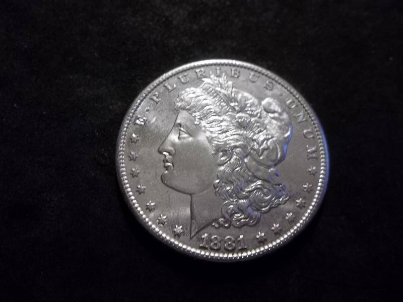 1881 S Morgan Silver Dollar