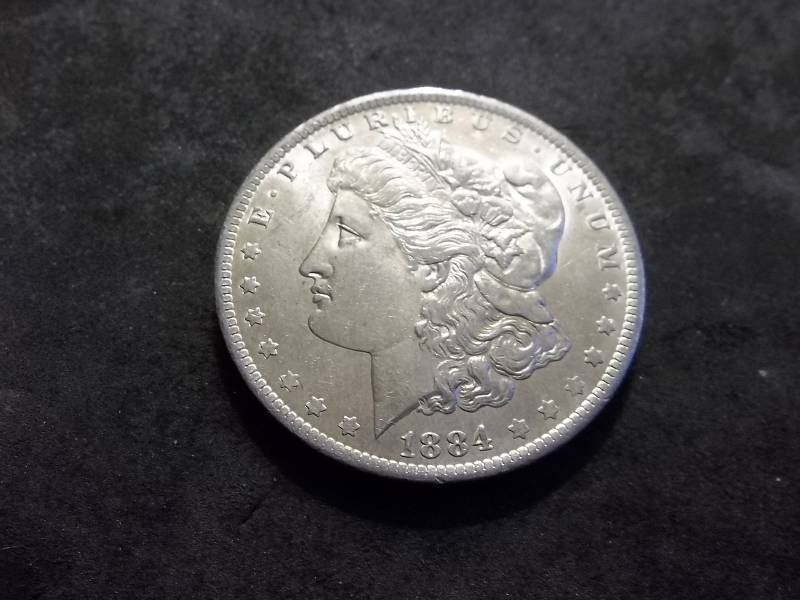 1884 O Morgan Silver Dollar
