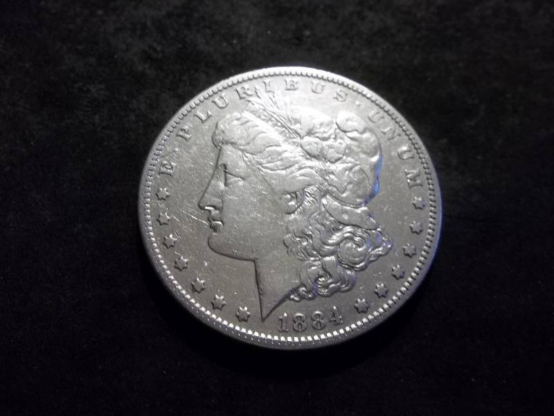 1884 S Morgan Silver Dollar