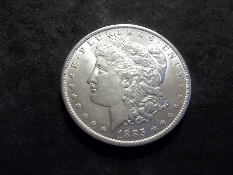 1885 O Morgan Silver Dollar