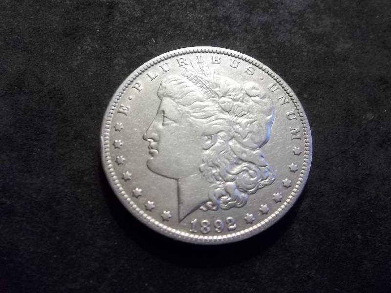 1892 O Morgan Silver Dollar