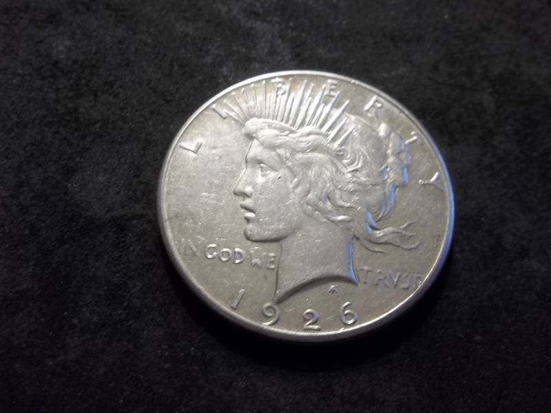 1926 S Silver Peace Dollar