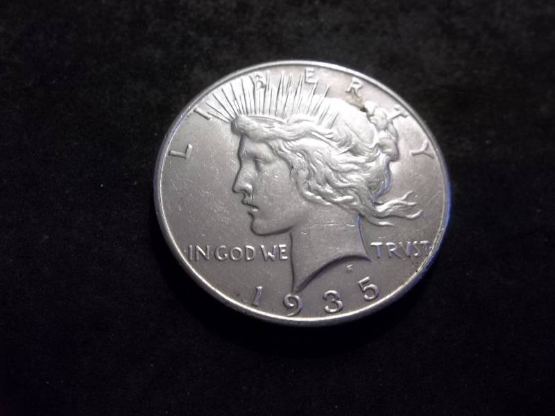 1935  Peace Silver Dollar