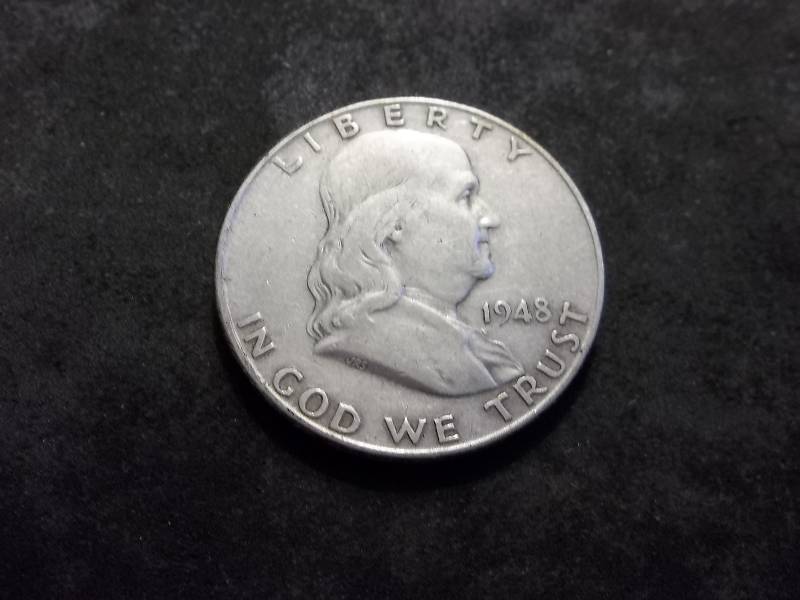 1948 D Franklin Half Dollar